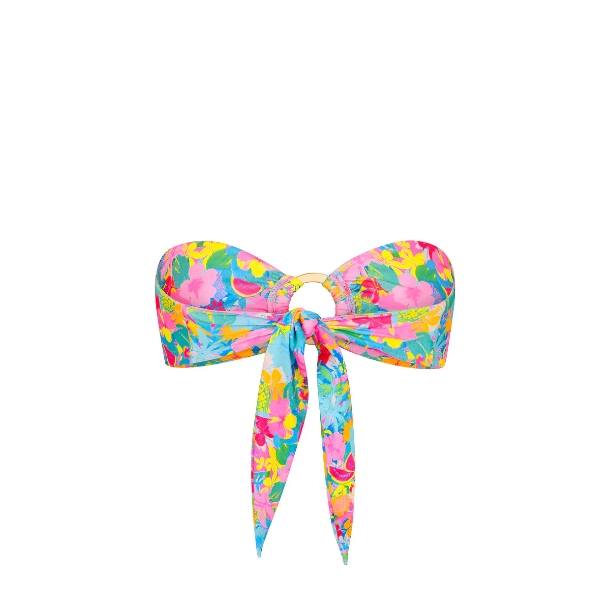 Strapless Bandeau Bikini Top - Pretty Paradise - Image 9