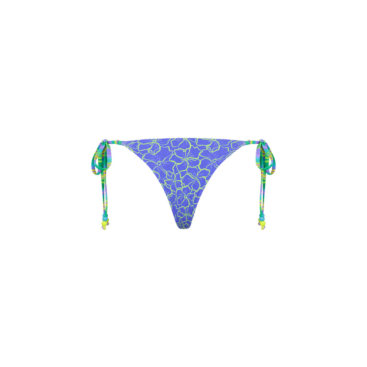 Thong Tie Side Bikini Bottom - Sugar Wave - Image 8